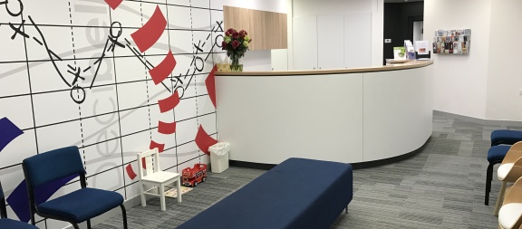 Neurosensory Buderim clinic waiting room